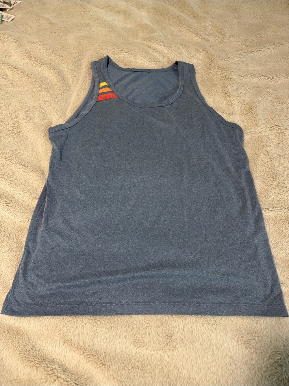 Marine Layer Air Tank with sunset stripe